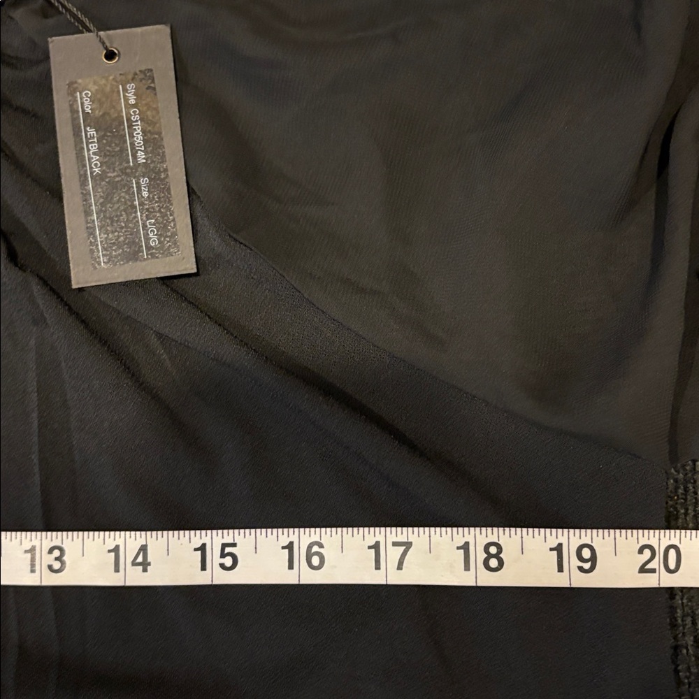 Cable & Gauge Black Blouse with Silver Accents - Picture 13 of 14